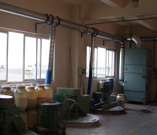 上、下料、攪拌粉塵處理（上海**涂料公司）